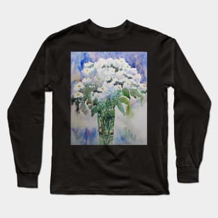 White Mums Long Sleeve T-Shirt